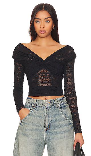 Hold Me Closer Top in Black | Revolve Clothing (Global)