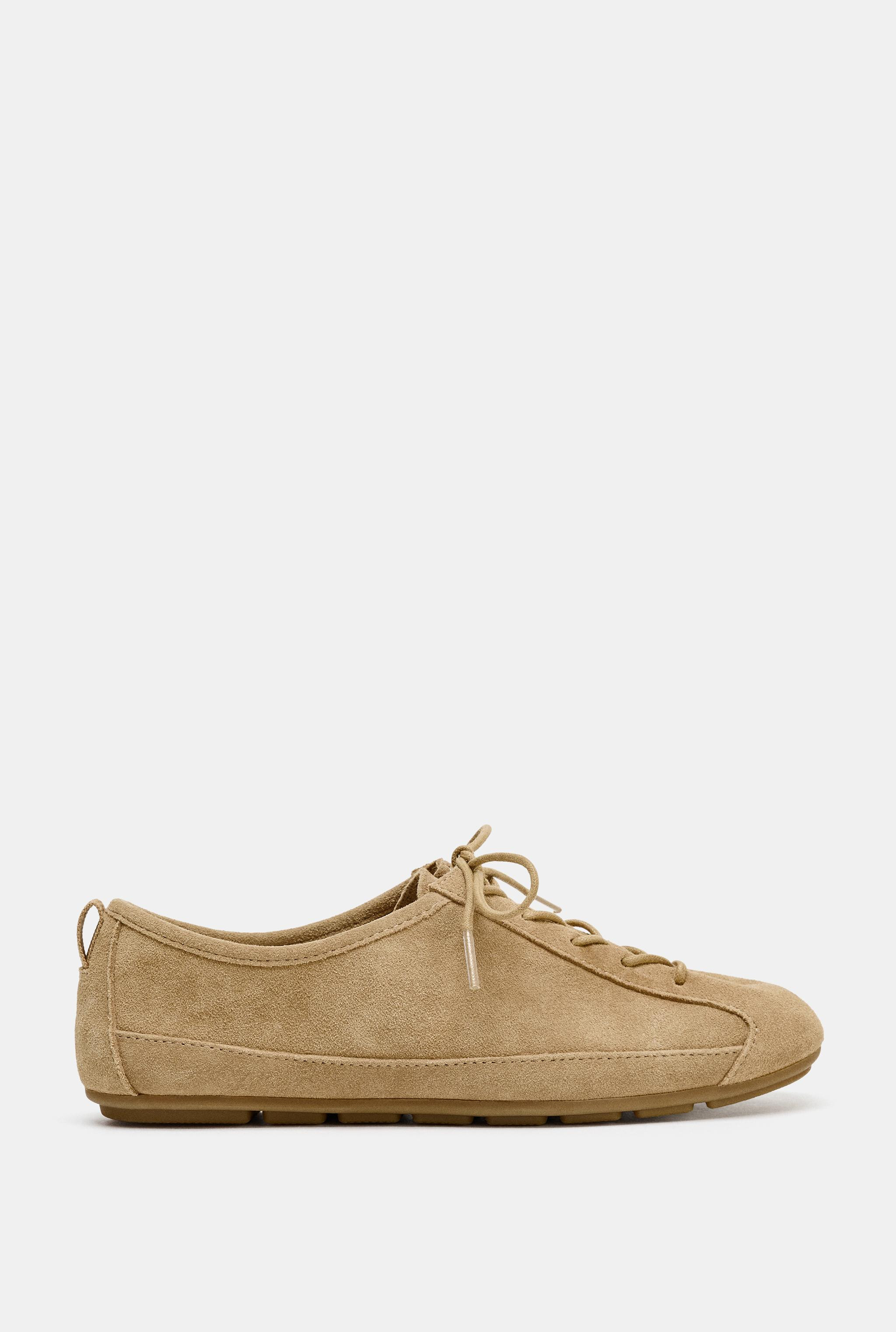 LEATHER DERBY SHOES | Zara AU