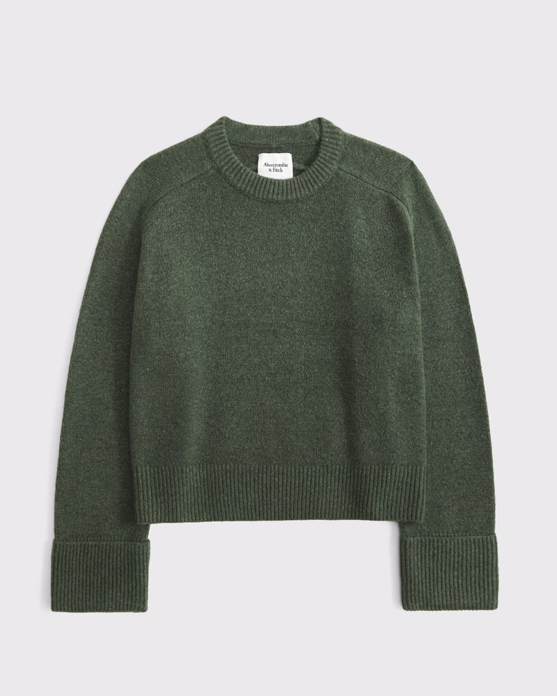 Women's The A&F Madeline Crew Sweater | Women's New Arrivals | Abercrombie.com | Abercrombie & Fitch (US)
