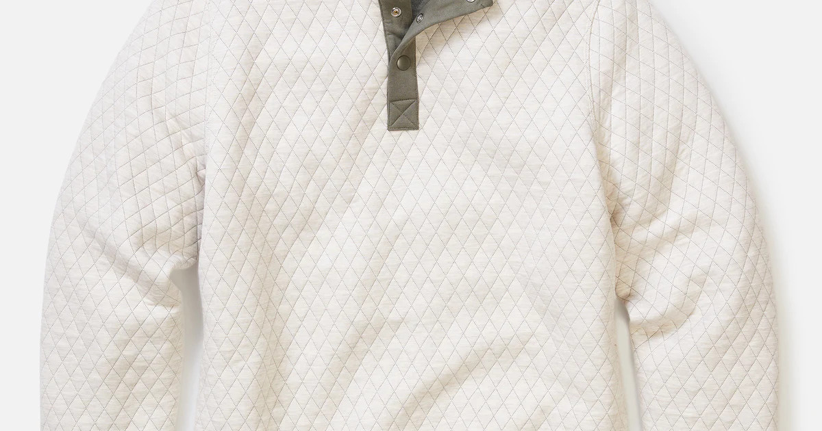 Corbet Quilted Reversible Pullover | Marine Layer