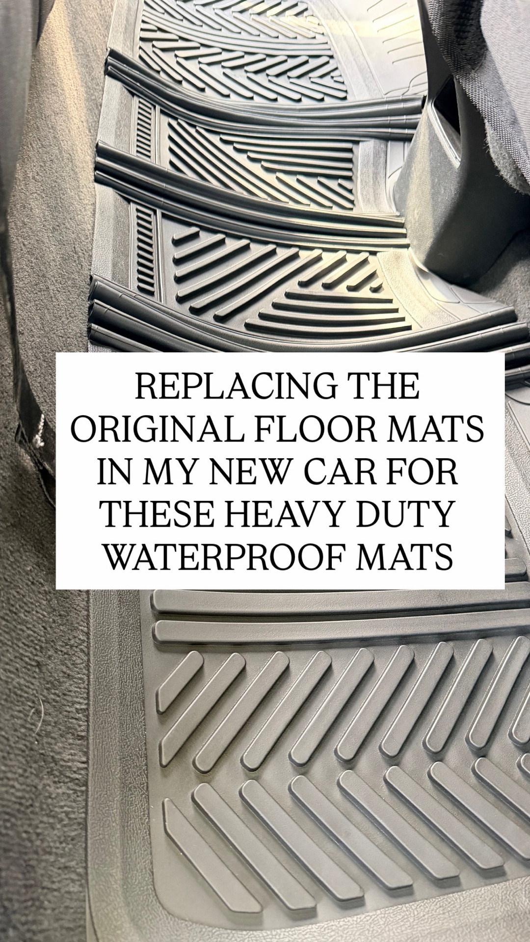 New car = no excuses for a messy floor 🚗✨

These waterproof rubber floor mats are a MUST if you want to keep your car looking brand new. They catch dirt, spills, mud, all of it — and clean up in seconds 🙌 No more stressing about shoes, kids, or coffee accidents.

💦 waterproof + all-weather protection
🧼 super easy to rinse off
🚗 custom fit look = instantly upgrades your interior

Honestly one of the smartest things we added to our new car 👏

#caraccessories #newcarvibes #carmusthaves #carorganization #momlifehacks #amazonfinds #carcleaning #allweathermats #cardetails #cleanaesthetic #organizedlife #travelessentials #amazonmusthaves #tiktokmademebuyit

#LTKTravel #LTKmomlife #LTKMens