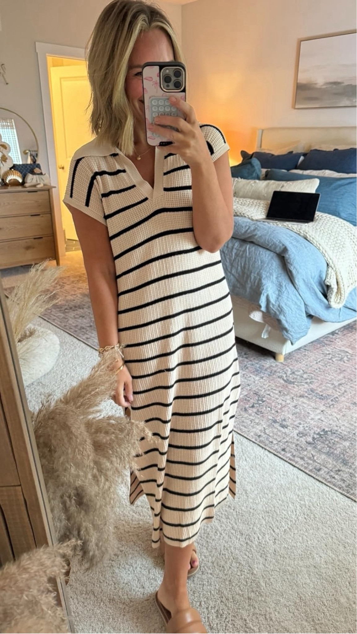 Casual striped dress from Amazon!! Last I saw it was on sale for $35🙌🏼🤍 TTS, S!

sale alert, sale finds, amazon prime day, Amazon fashion, Amazon dress, striped dress, neutral dress, midi dress, knit dress, casual dress, Claire Tammaro 

#LTKxPrimeDay #LTKStyleTip #LTKSaleAlert
