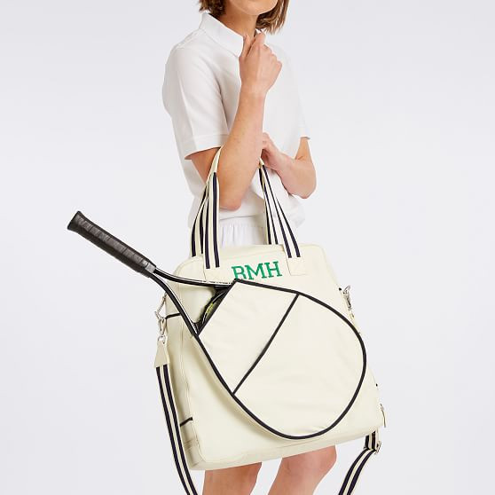 Sporty Stripe Tennis Tote | Mark and Graham