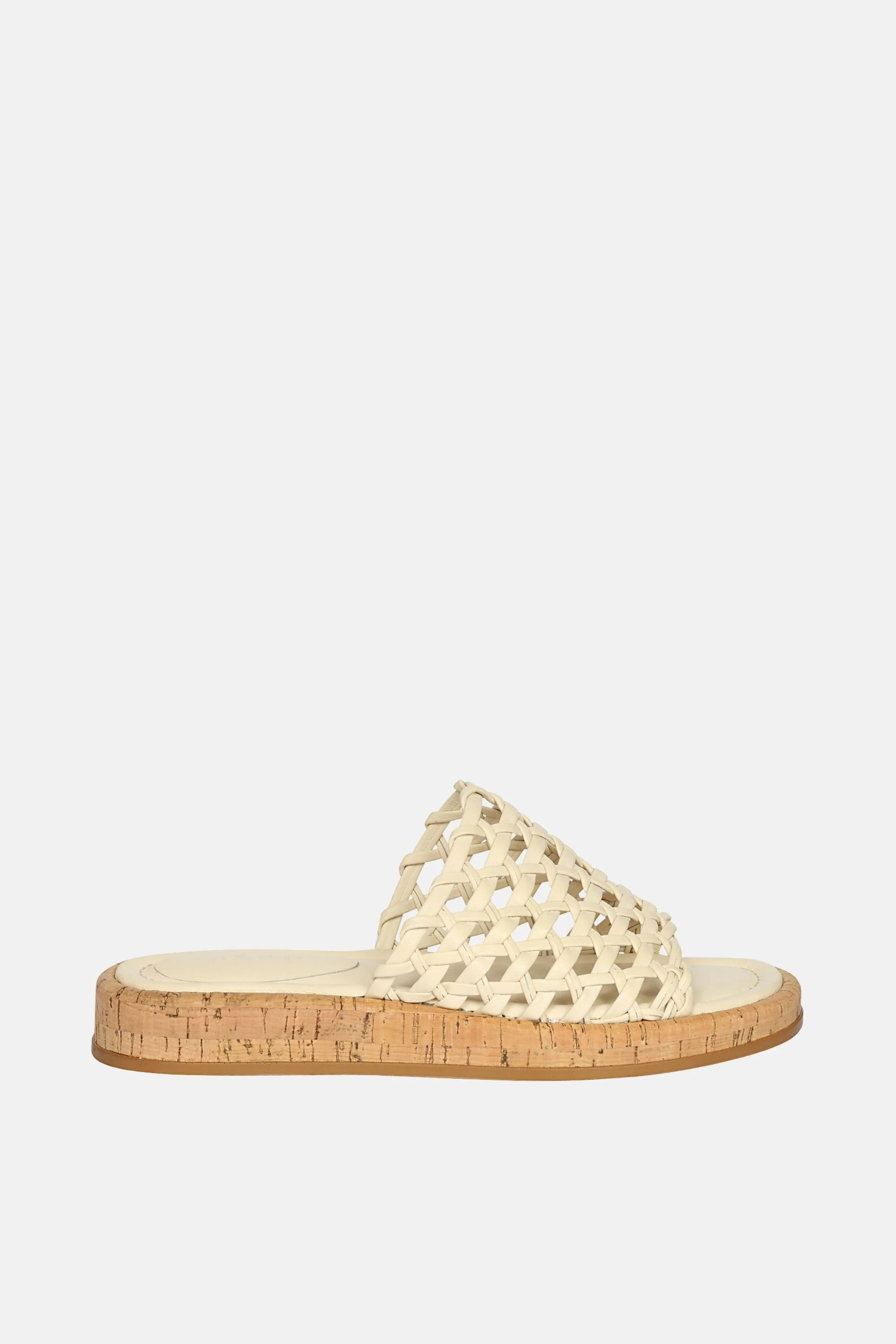 Jelavu -  Cloud Leather Woven Sandals -  Ivory Leather | FUTURE BRANDS GROUP LLC