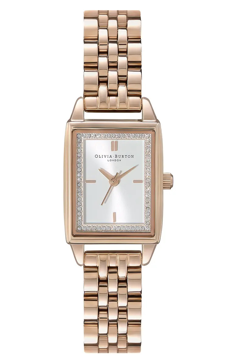 Classics Rectangular Bracelet Watch, 20mm | Nordstrom