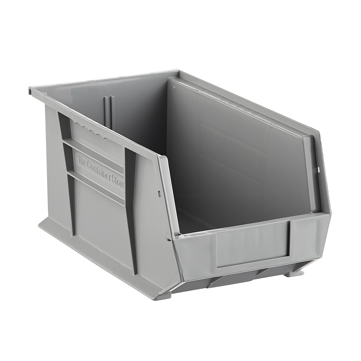 Utility Medium Stackable Plastic Bins | The Container Store