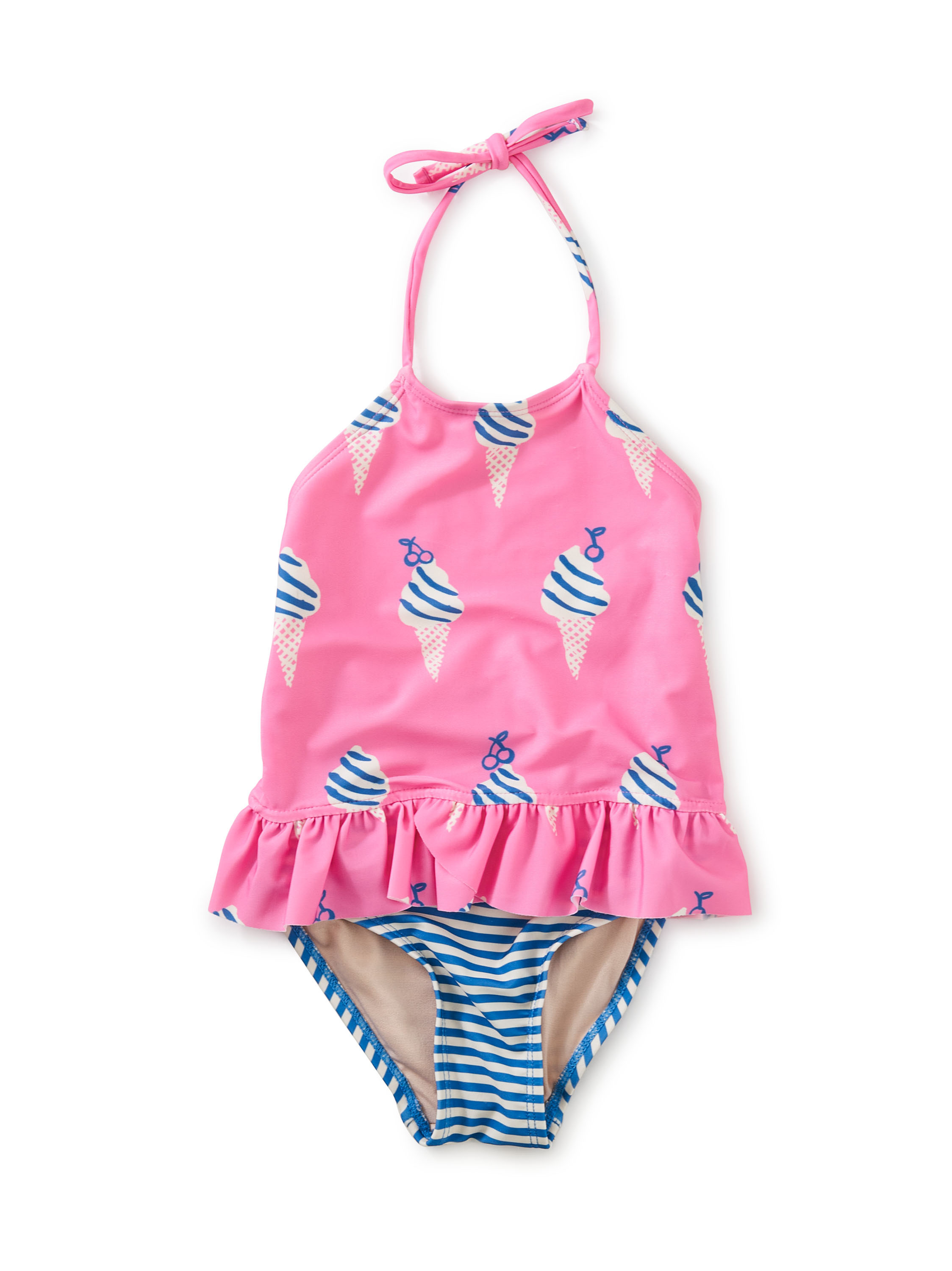 Peplum One-Piece Swimsuit | Tea Collection
