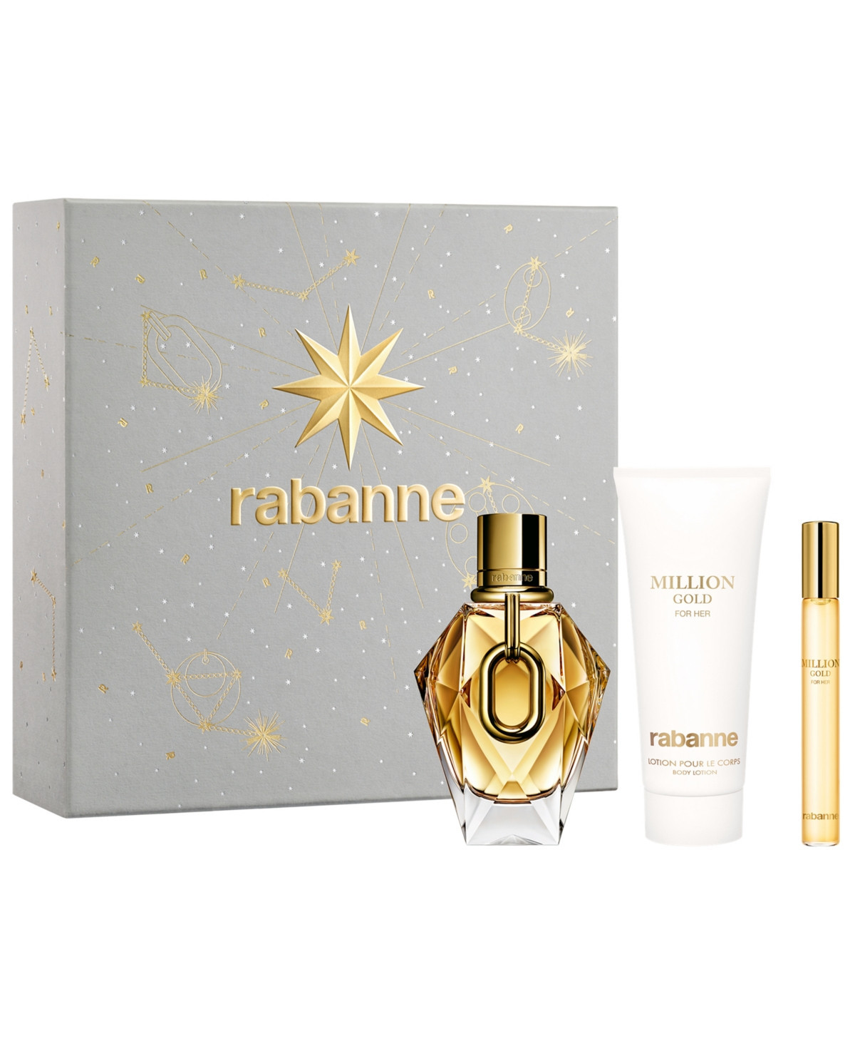 Rabanne 3-Pc. Million Gold For Her Fragrance Set | Macy's