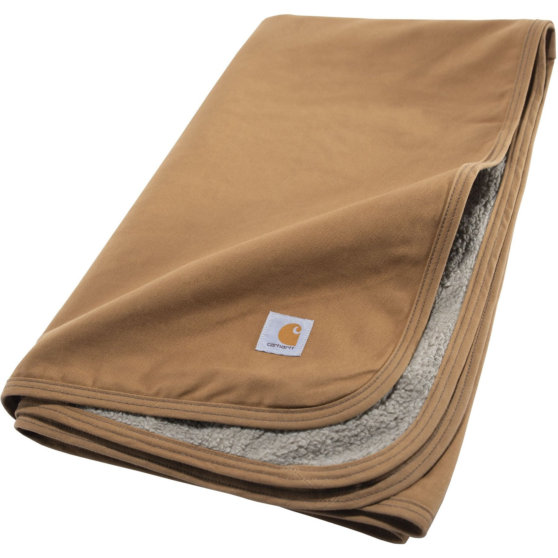 CARHARTT Firm Duck Sherpa-Lined Dog Throw Blanket, Carhartt Brown - Chewy.com | Chewy Canada