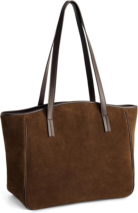 befen Genuine Leather Tote Bags for Women Zipper Handbags Luggage Sleeve | Amazon (US)