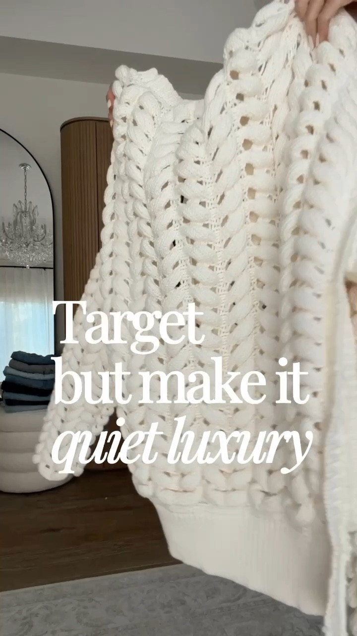 Target but make it quiet luxury…. Obsessed with this look! I’m just shy of 5-7” wearing the size small sweater and XS linen pants #stylinbyaylin #aylin #targetoutfit @Target 

#LTKSeasonal #LTKootd #LTKgrwm