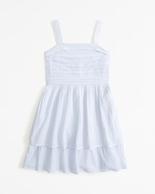 girls emerson tiered mini dress | girls dresses & rompers | Abercrombie.com | Abercrombie & Fitch (US)