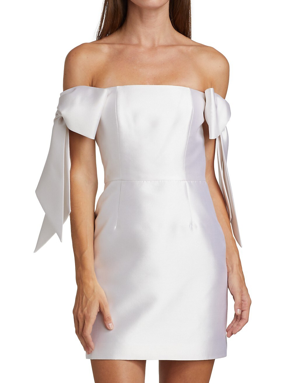 Alexia María Isabella Silk-Wool Blend Minidress | Saks Fifth Avenue