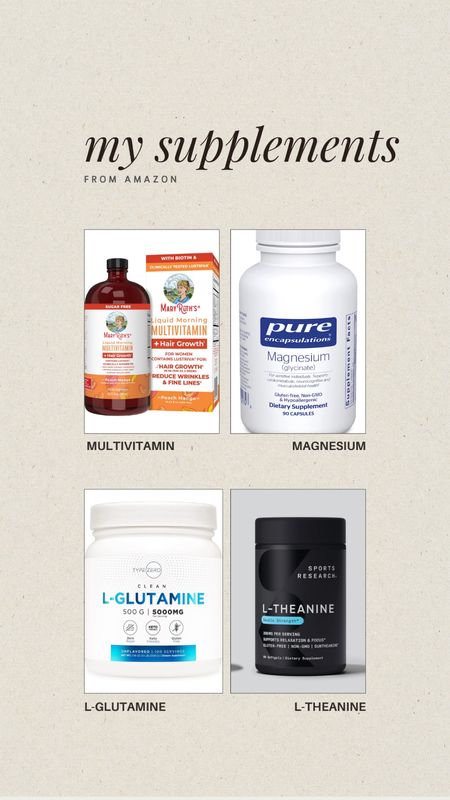 The supplements I use in my morning routine!

P.S. Be sure to heart this post so you can be notified of price drop alerts and easily shop from your Favorites tab!

#LTKfindsunder100