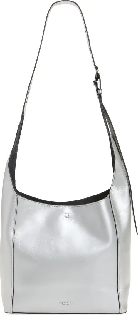 rag & bone Small Belize Metallic Leather Shopper Bag | Nordstromrack | Nordstrom Rack