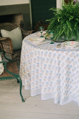 Chrysanthemum Tablecloth | Julia Amory