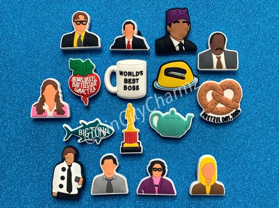 The Office Croc Charm  Sitcom Croc Charms  Bracelet Charms  | Etsy | Etsy (US)