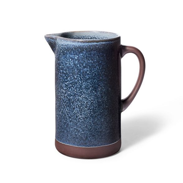 63 fl oz Tall Stoneware Pitcher Blue - Levi's® x Target | Target