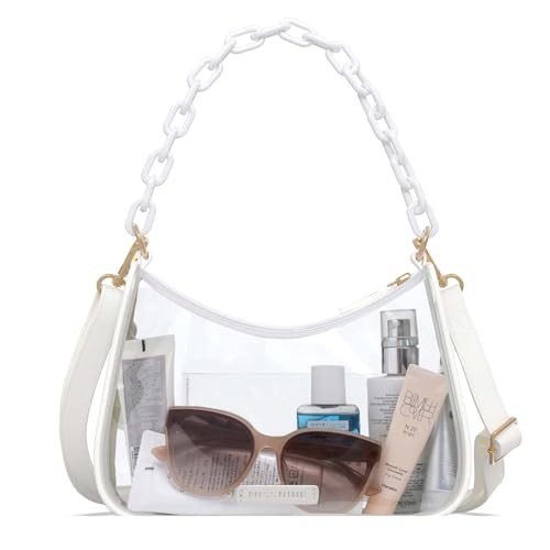Missnine Clear Bag for Stadium Approved, Clear Crossbody Purse for Women Transparent Concert Hand... | Amazon (US)