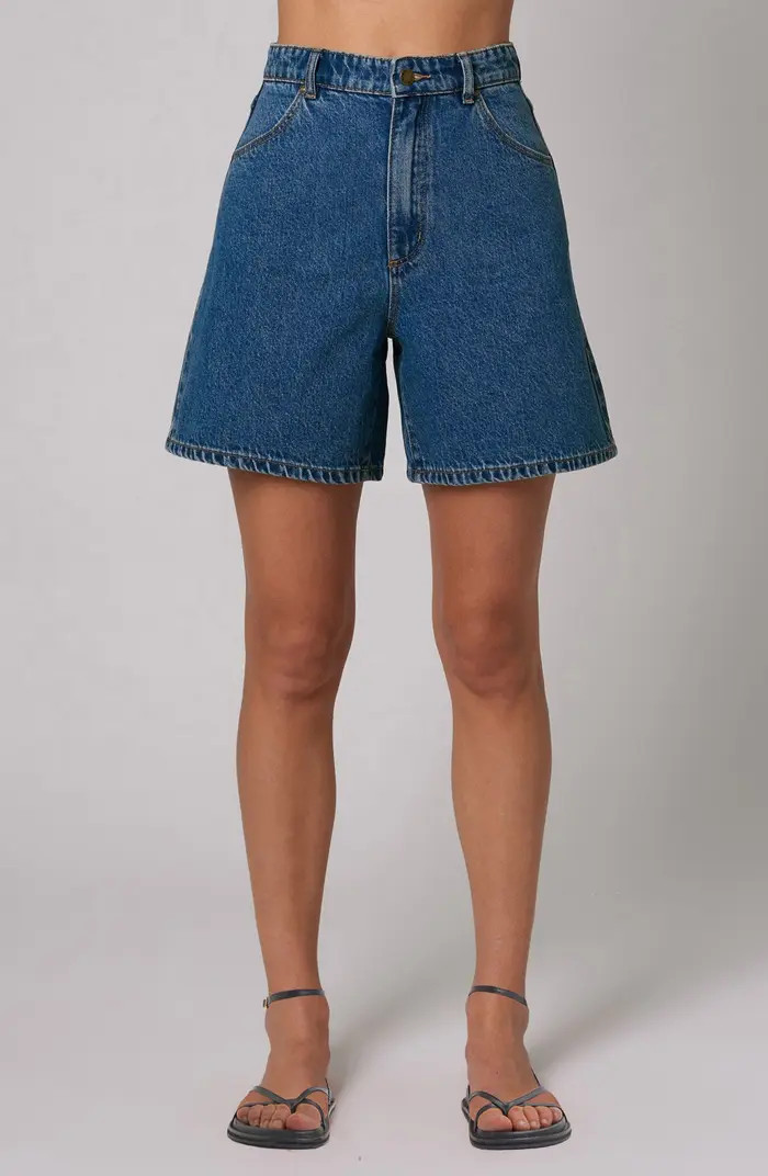 Super Mirage High Waist Denim Shorts | Nordstrom