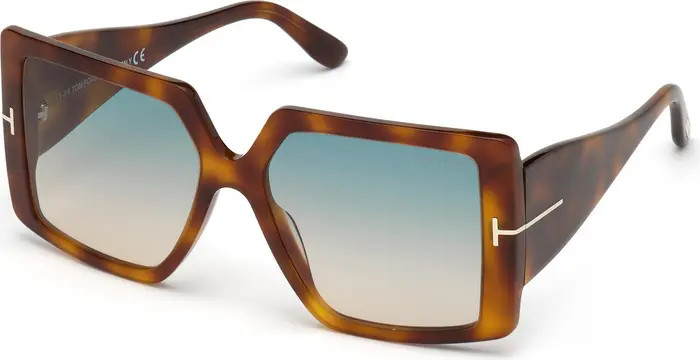 Quinn 57mm Gradient Square Sunglasses | Nordstrom Rack