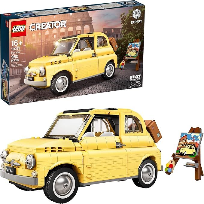 LEGO Creator Expert Fiat 500 10271 Toy Car Building Set for Adults and Fans of Model Kits Sets Id... | Amazon (US)