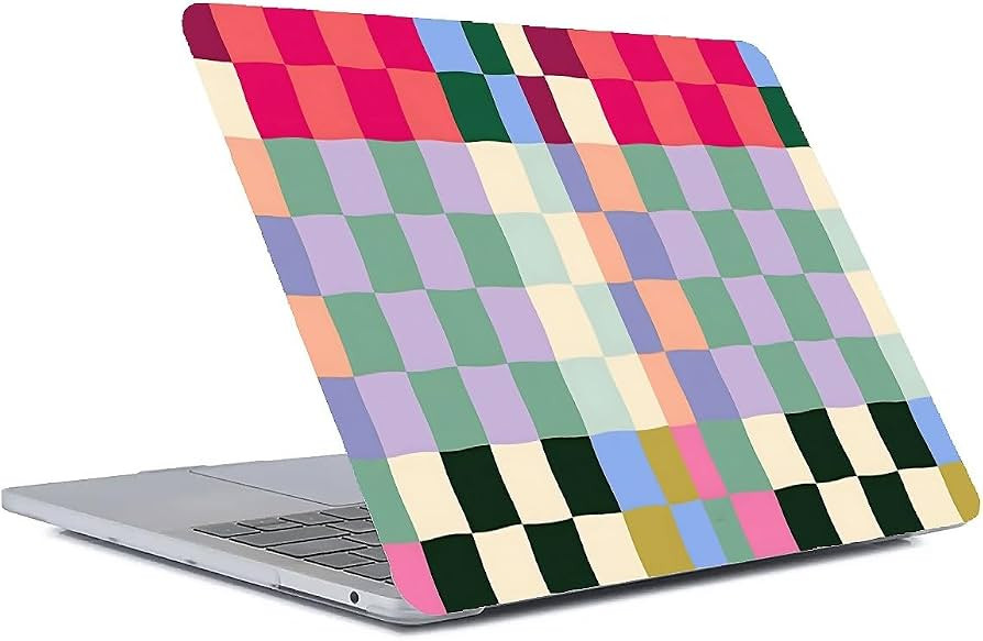 SEized Compatible with MacBook Air 13.6 inch Case 2022 Release M2 A2681,Colorful Checkerboard Har... | Amazon (US)