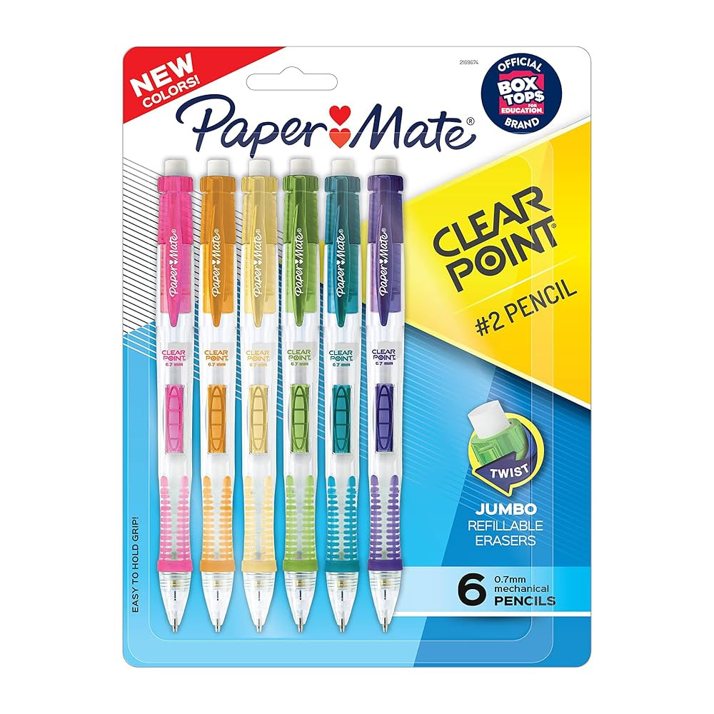 Paper Mate Clearpoint Mechanical Pencils 0.7mm HB #2 Pencils Lead Office Supplies School Supplies... | Amazon (US)