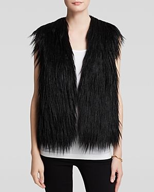 Guess Vest - Shaggy Faux Fur | Bloomingdale's (US)