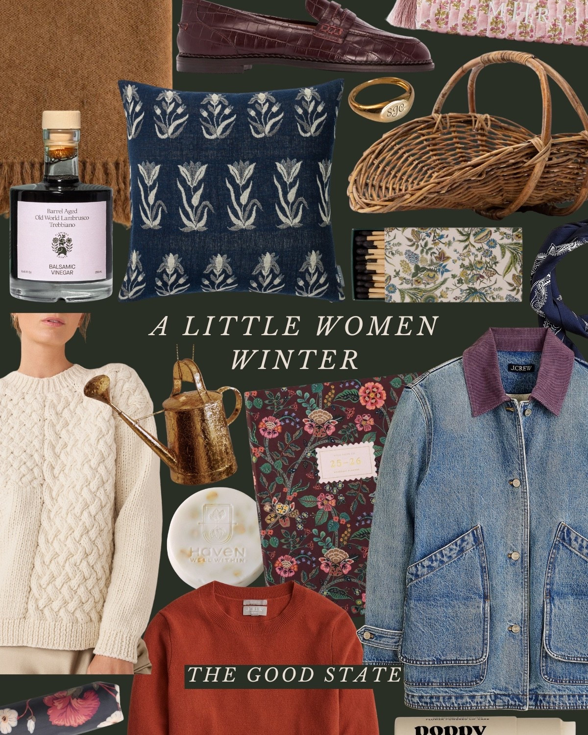 This collection is for the ladies who romanticize life. For those who have always admired the sisterhood of Meg, Jo, Beth, and Amy March. This is for those who dreamed of a Little Women winter: cedar and dried orange garlands strung through the house, tapered candles flickering in every room, quilts folded at the foot of the bed, pretty wool mittens, and of course all the floral and gingham patterns spread across the home and worn out and about. This is for the ones who shop with sustainability in mind. For those who are on the hunt for heritage pieces that are made to last and meant to be passed down one day. This is for the homemakers and dream chasers. The gardeners, artists and bakers. For the ones who find joy in setting the table for loved ones—complete with lace tablecloths, lots of candlesticks and maybe…just maybe the extravagant spread Mr. Laurence surprised the March family with on Christmas morning. This is for the ladies who love a cozy, slow morning at home sipping on coffee while looking out the window to watch the snow fall. For the girlies who love baking in the middle of the night—like Marmee. This is for the women who dress with intention, collect things that tell a story, and believe a beautiful life is built slowly, season by season. This collection is for you✨

#ltkstyletip #ltkunder50 #amazonfashion #founditonamazon #ltksalealert #slowliving #romantizeyourlife #newengland #littlewomenaesthetic #littlewomen #equestrian #americana #winteroutfit #winterfashion #preppyfashion #gardening #littlewomenwinter#LTKFindsUnder100 

#LTKootd #LTKSaleAlert #LTKActive