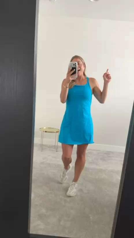 This Spanx athleisure dress is my summer uniform, easy, flattering, and made for on the go days. I'm in size M and obsessed with the fit ☀️✨🤍 #SpanxAthleisureDress #SummerStyle #Athleisure #ActivewearDress #CasualStyle #WomenFashion #OOTD #ComfortChic #EverydayOutfits #SummerOutfit 

 #LTKootd #LTKActive