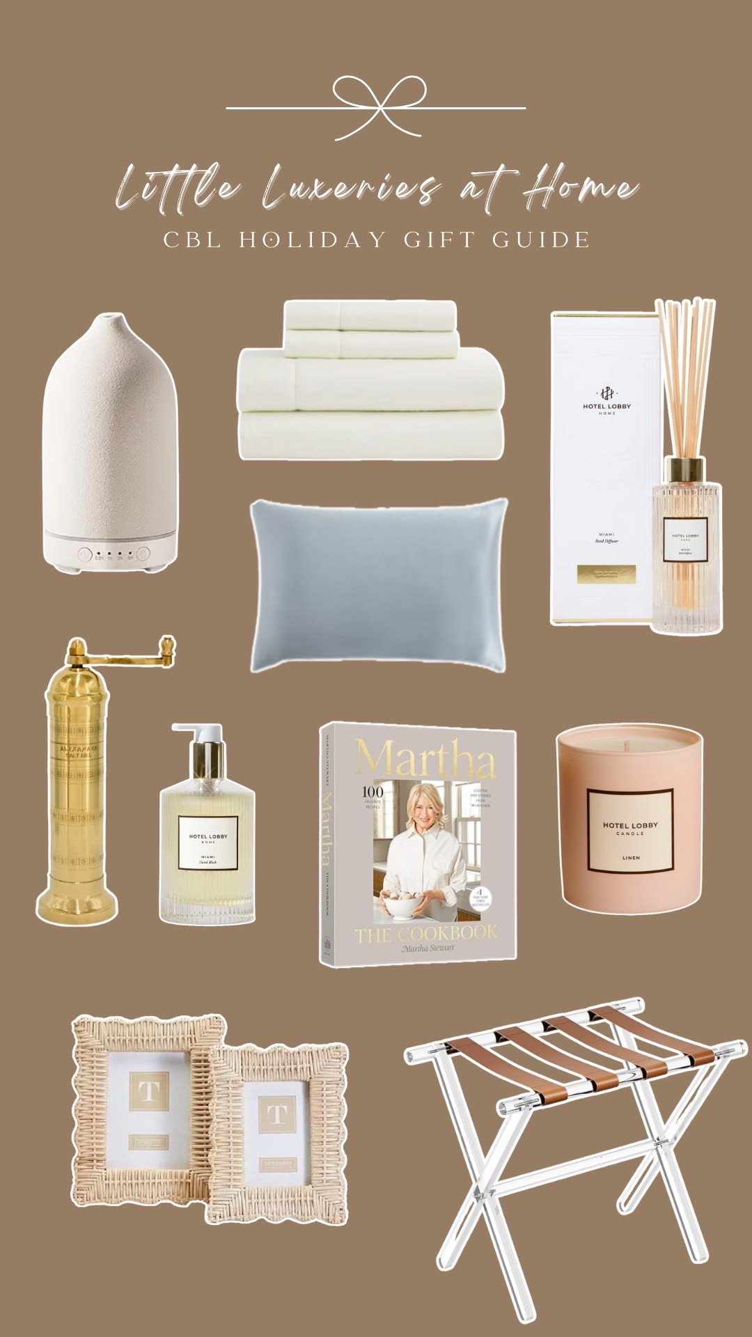 Gift ideas that feel luxurious for the home - great for someone hard to shop for, hostess, homebody, parents, in-laws 

#LTKHome #LTKGiftGuide