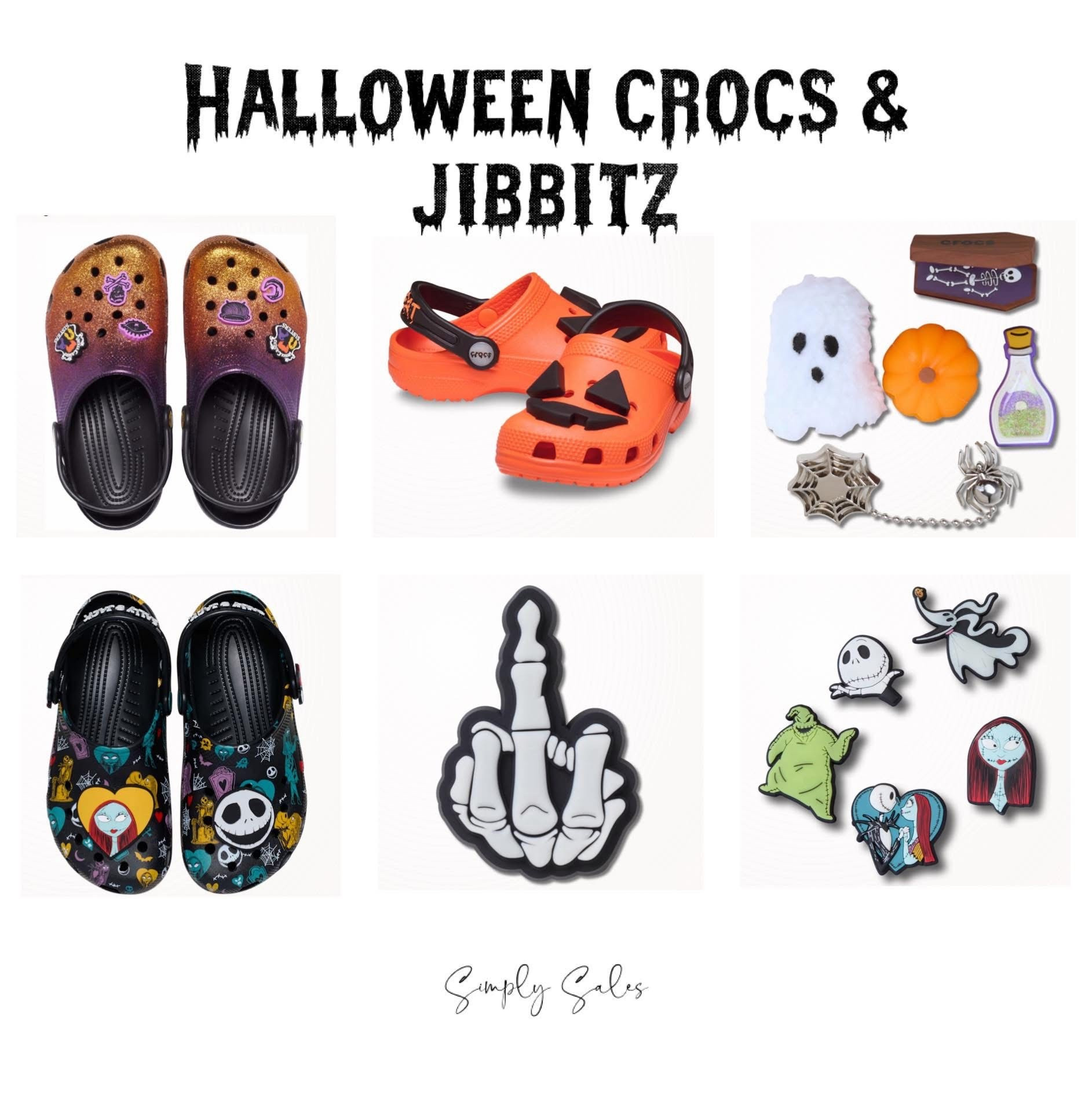 The new Halloween Crocs are here 🎃👻 Nightmare Before Christmas prints, bright pumpkin orange clogs, spooky Jibbitz packs and even light-up Jibbitz this year 🙌 Perfect for the whole fam (maybe not the bottom middle 🤣)  they always go fast! @crocs #crocspartner

#LTKShoeCrush #LTKFamily #LTKSeasonal