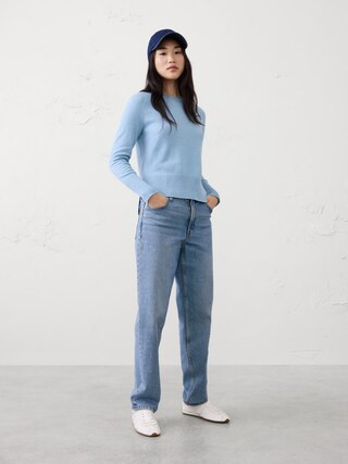 Perfectly Soft Crew-Neck Sweater | Banana Republic Factory