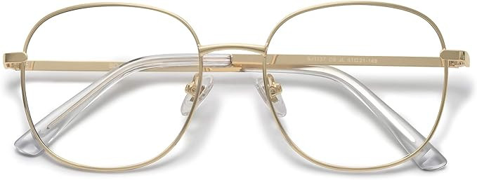 SOJOS Classic Square Blue Light Blocking Glasses for Women Men Stylish Computer Glasses SJ1137 | Amazon (US)