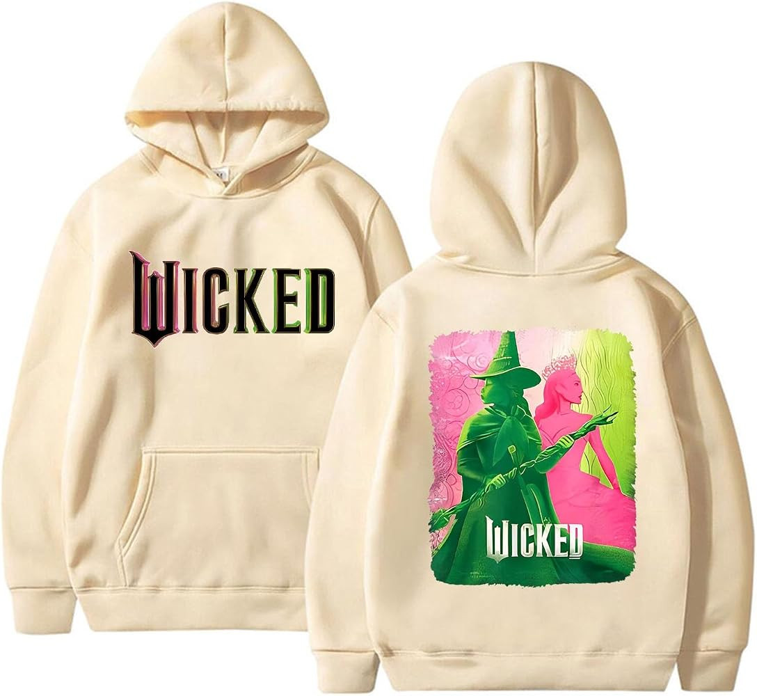 Wicked Musicals Hoodie for Women,Wicked Sweatshirts Women,3D Graphic Design Warm Jacket Coat Swea... | Amazon (US)