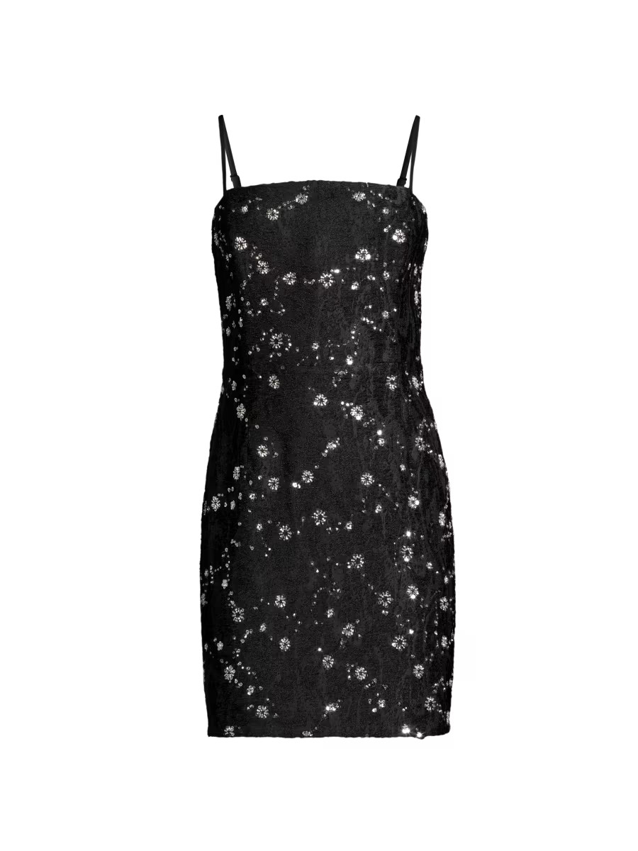 Skyla Jacquard Beaded Minidress | Saks Fifth Avenue