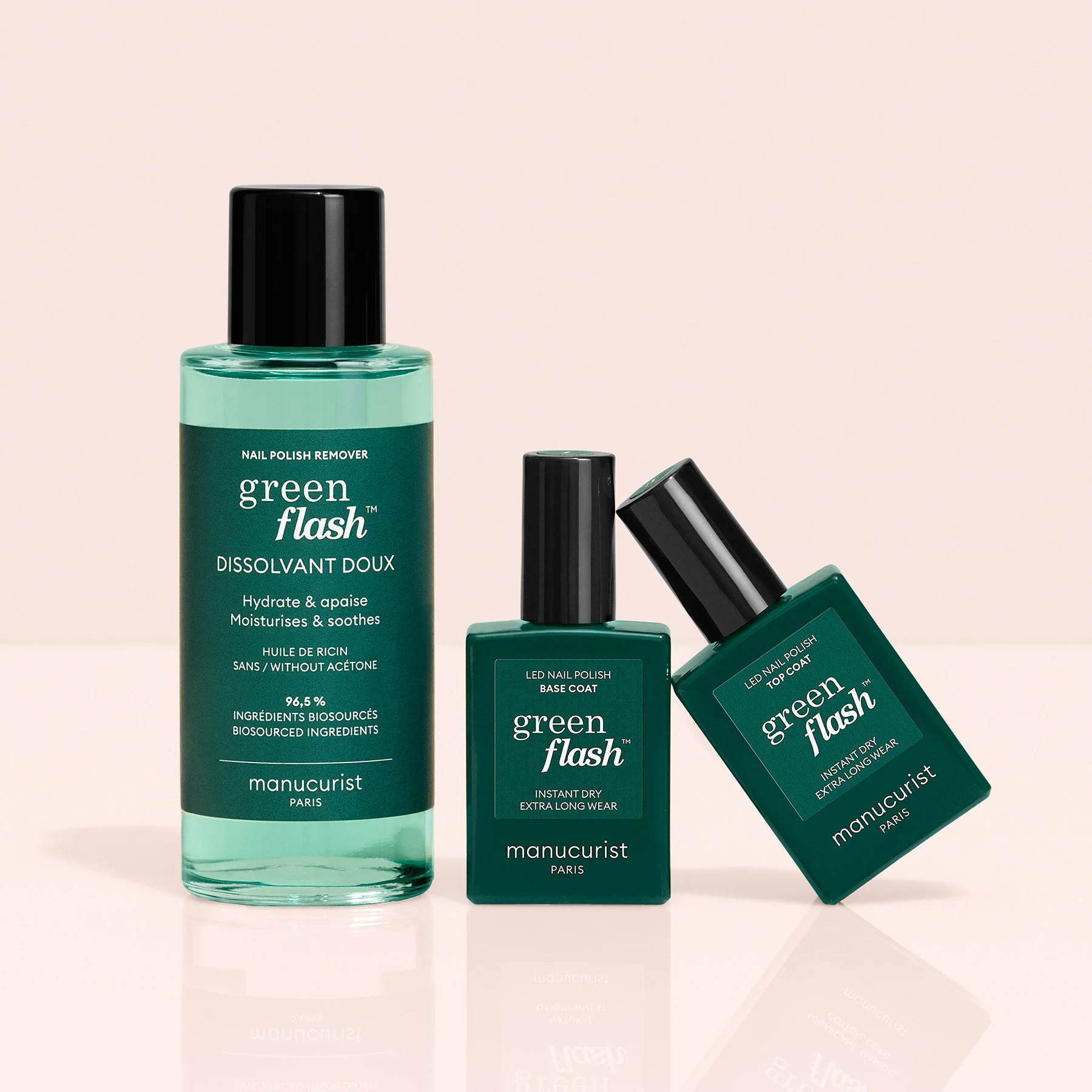 Green Flash Base Top Remover Trio | Manucurist | Manucurist Global