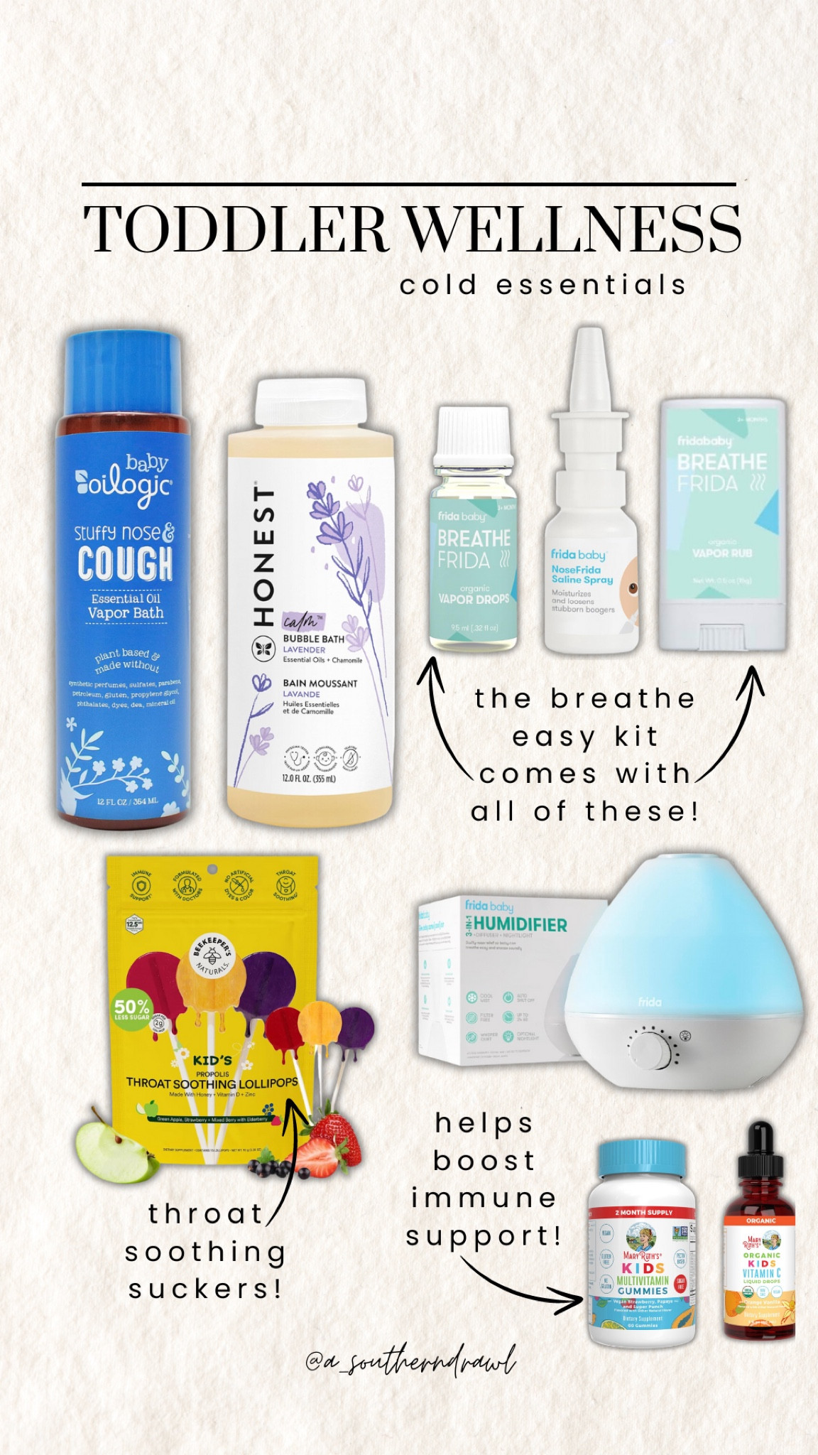 It’s about that time🙈 cold & flu essentials for toddlers & baby!!

Toddler, child, cold essentials, flu essentials, medicine, pediatric care, cough syrup, nasal spray, fever reducer, throat lozenges, pediatric medicine, flu remedy, cold remedy, immune support, nasal decongestant, children's medicine, flu prevention, cold treatment, over-the-counter medicine, temperature reducer, baby frida, Grace White, A Southern Drawl 

#LTKFindsUnder100 #LTKFamily #LTKKids