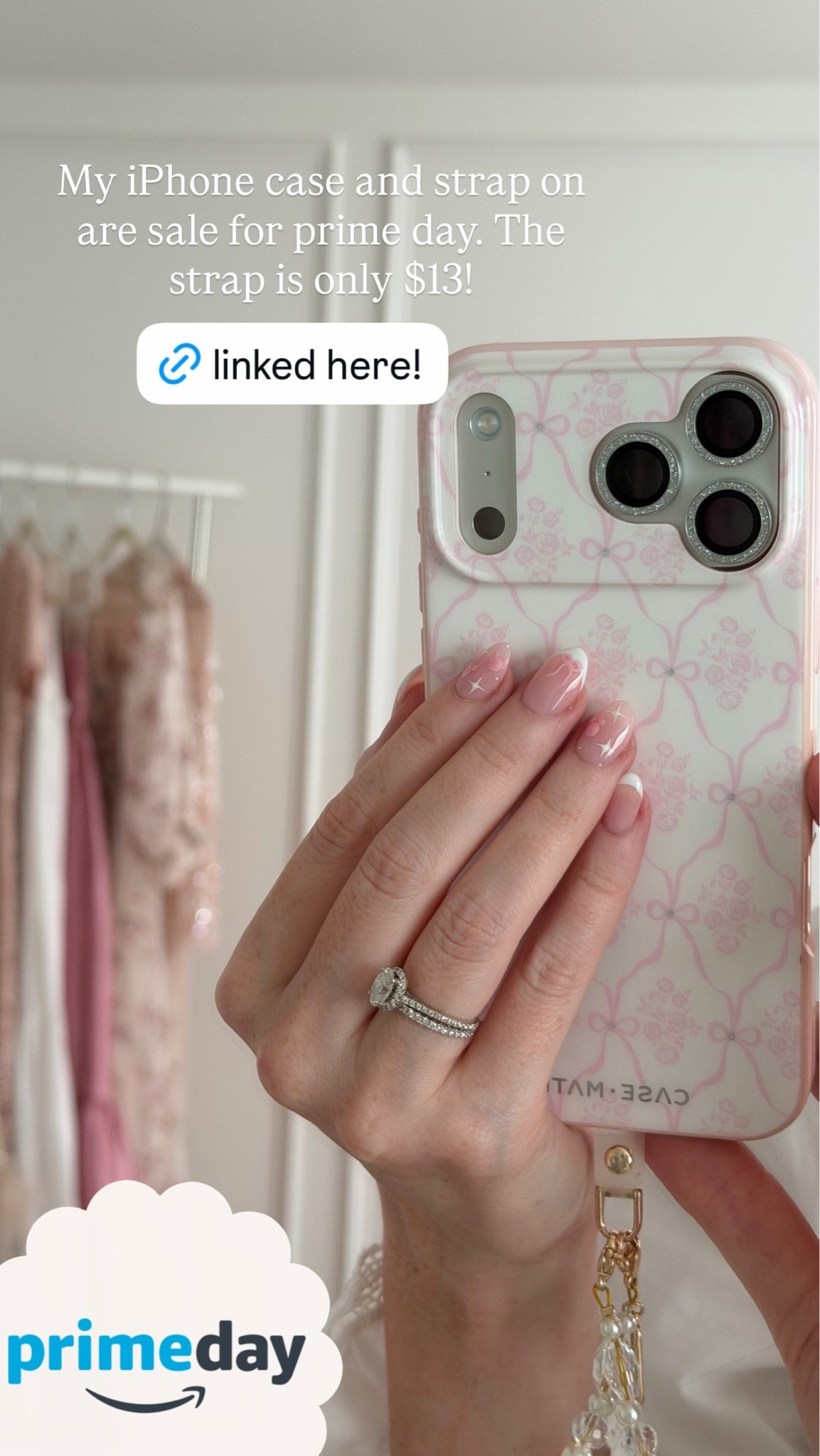 My girly iPhone case and pearl strap is on sale for Amazon prime day! It’s from the loveshackfancy NYFW show

#LTKSeasonal