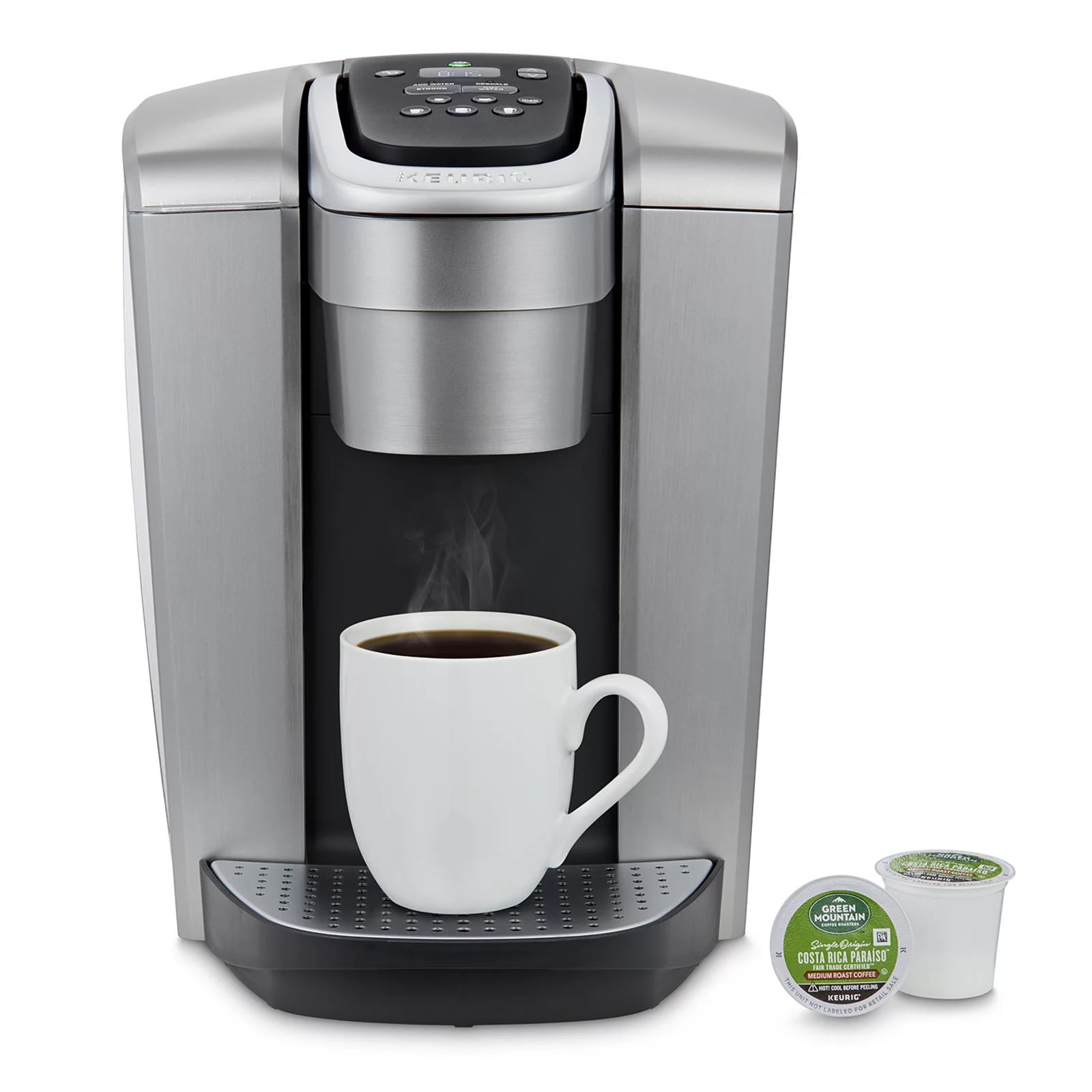 Keurig K-Elite Single-Serve K-Cup Pod Coffee Maker, Iced Coffee Capability, Silver | Kohl's