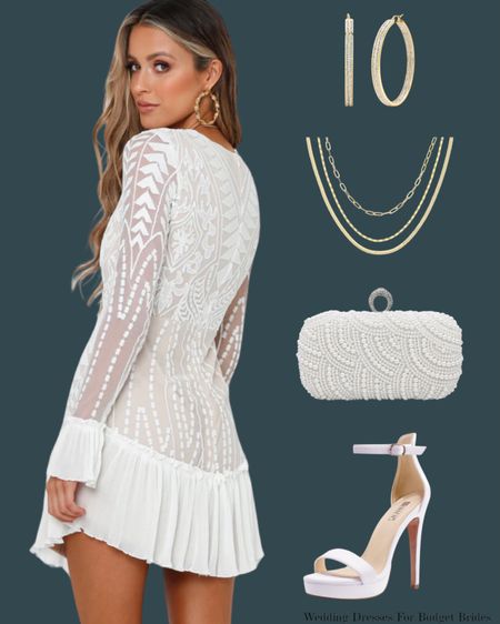 Engagement party outfit idea for the bride to be. 

White dress. White high heels. Women’s clothing. Dressy outfit. Hello Molly dress. Event dress. Wedding clutch. Bride to be accessories. Semi formal dresses. White heels. Engagement photo shoot dress. Wedding heels. Wedding shoes. Amazon wedding. Rehearsal dinner outfit. Bridal shower outfit.

#LTKSeasonal #LTKstyletip #LTKwedding