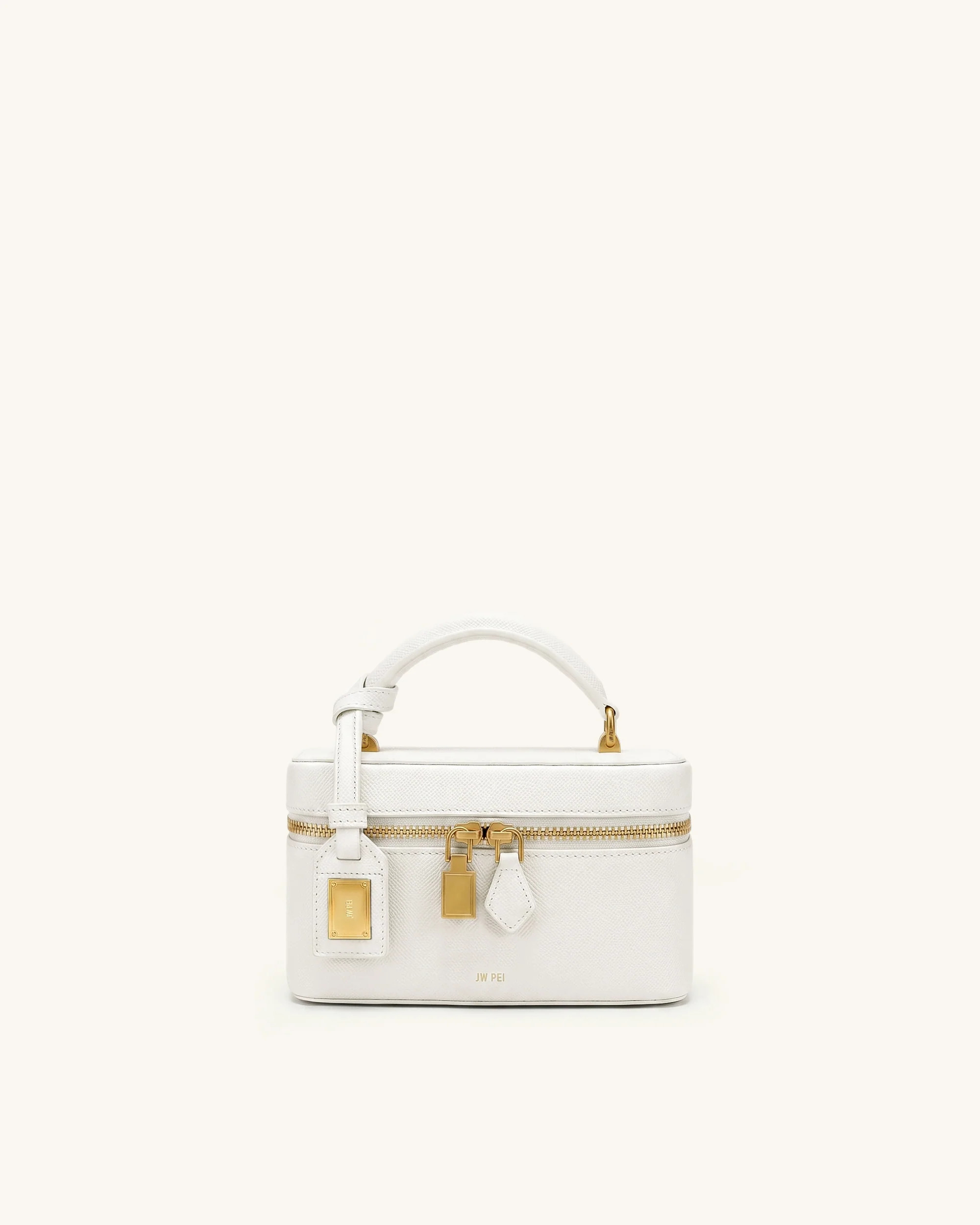 Cleo Box Shape Top Handle Bag - Off-white | JW PEI US