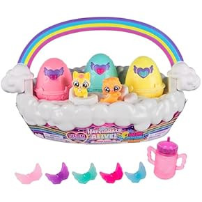 Hatchimals Alive, Neon Rainbow Spring Basket (Styles May Vary), Cute Easter Basket Stuffers, Includes 3 Self-Hatching Easter Eggs for Ages 3 and up | Amazon (US)