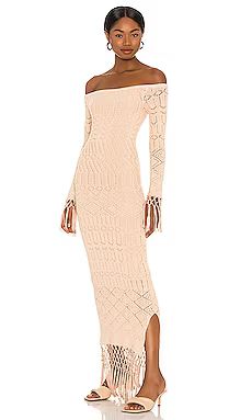 House of Harlow 1960 x Sofia Richie Rose Dress in Nude from Revolve.com | Revolve Clothing (Global)