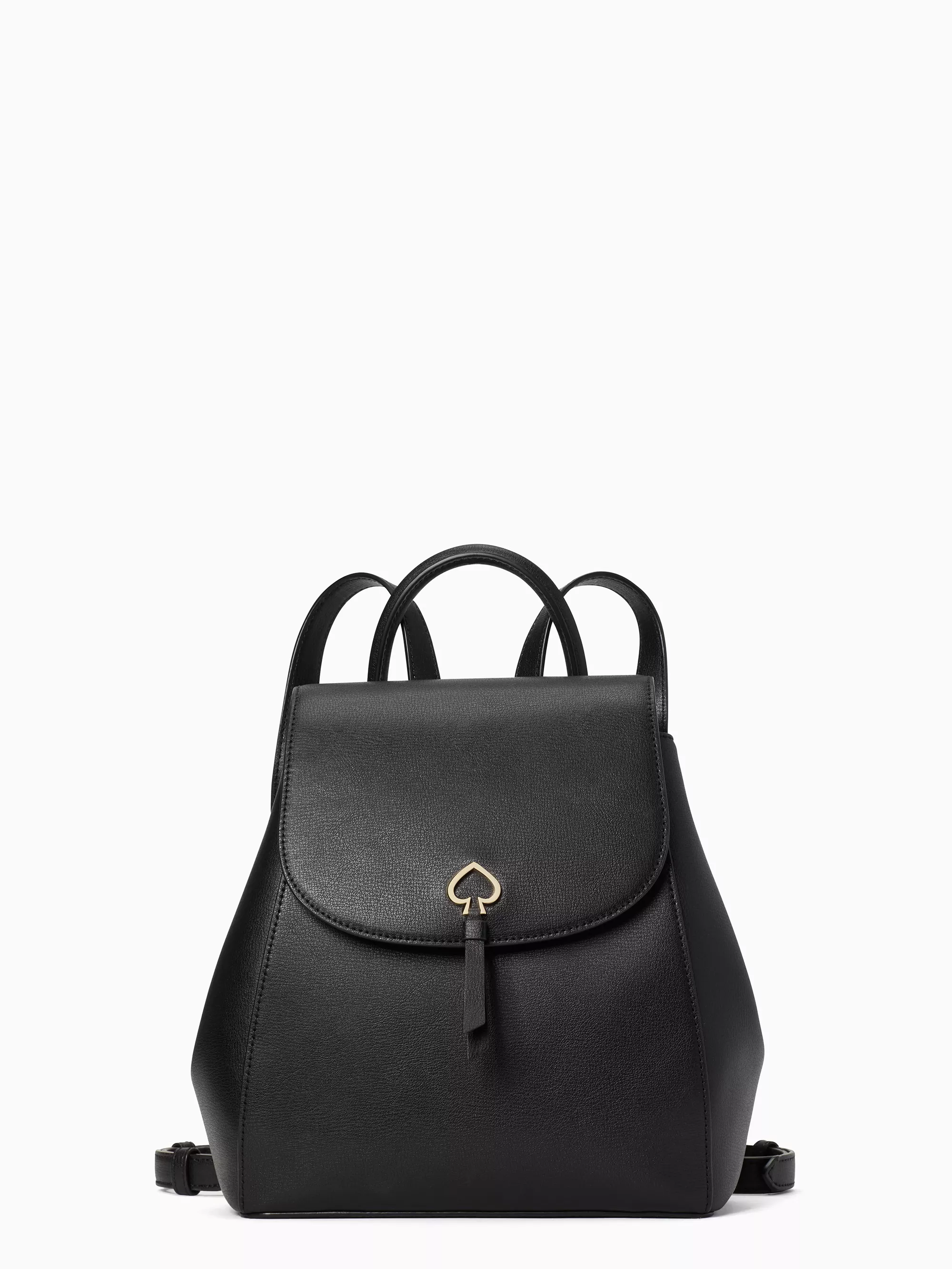 Kate Spade Adel medium flap Leather Backpack (Black