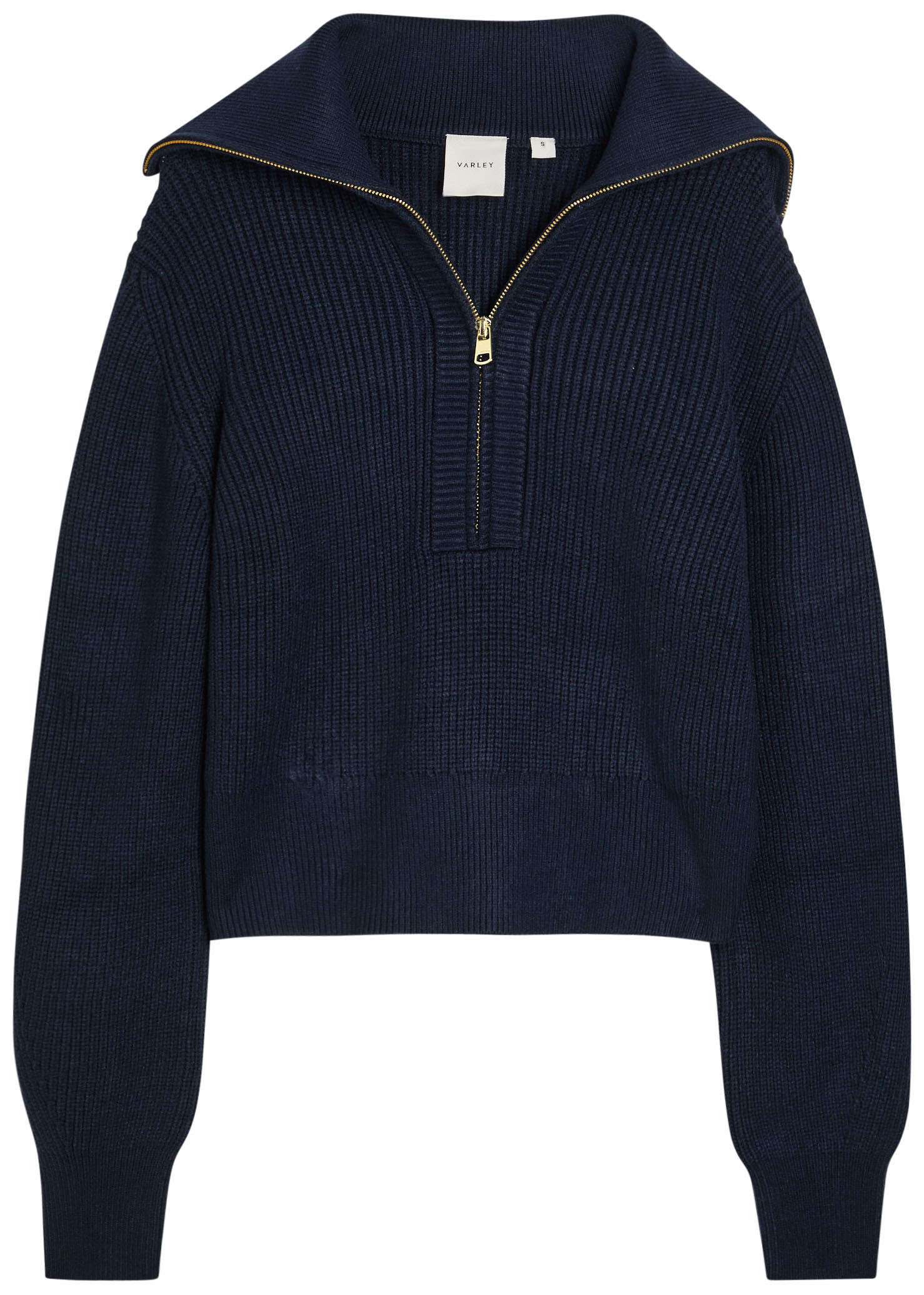Maura ribbed half-zip knit sweatshirt | Harvey Nichols