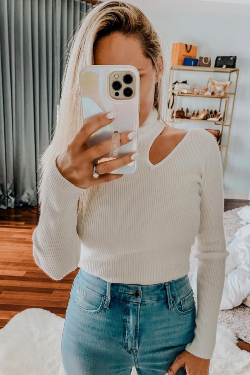 Sexy Valentine’s Day sweater. Wearing small 

#LTKFind #LTKunder100 #LTKsalealert