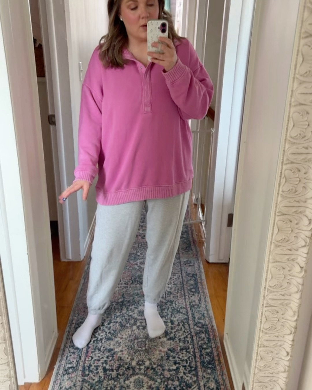 My absolute favorite sweatshirt is back and is some fun spring colors. I ordered the hot fuchsia color SO fast! 

Runs oversized. I grabbed mine in a medium, but I think I prefer a small as shown in the green shade 

@Aerie 



#LTKSaleAlert #LTKootd #LTKMidsize