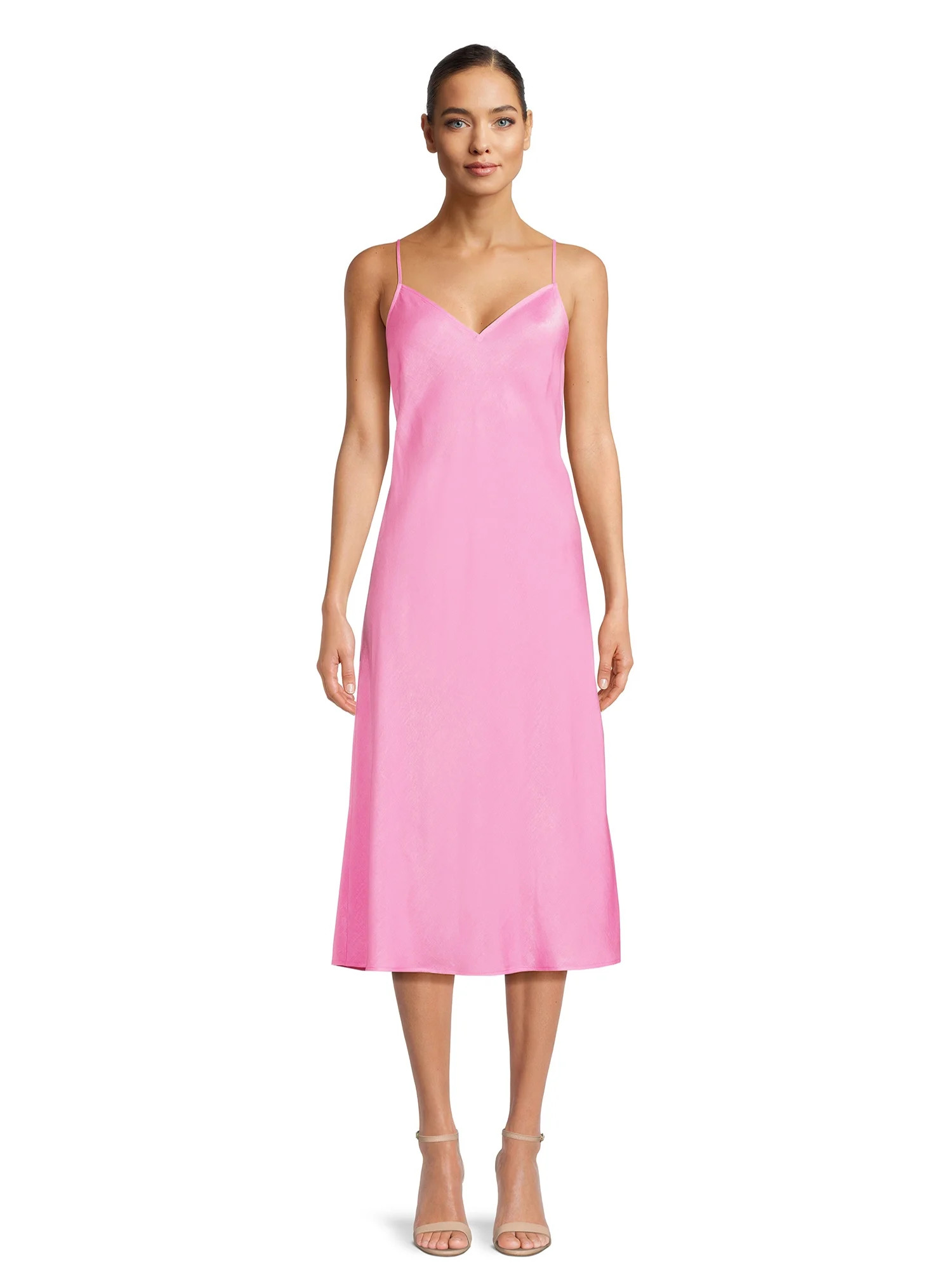 Time and Tru Women's Slip Dress, Sizes S-XXXL | Walmart (US)